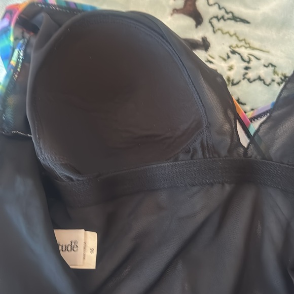 Ladies multicolor swimsuit size 16 - Picture 6 of 7